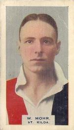 1933 Hoadley's Victorian Footballers #43 Bill Mohr Front